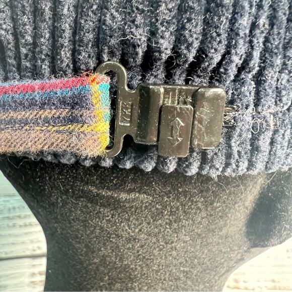 Vintage Made in USA Corduroy Hat Plaid Bill Lake of the Isles Small/Medium - Picture 6 of 11